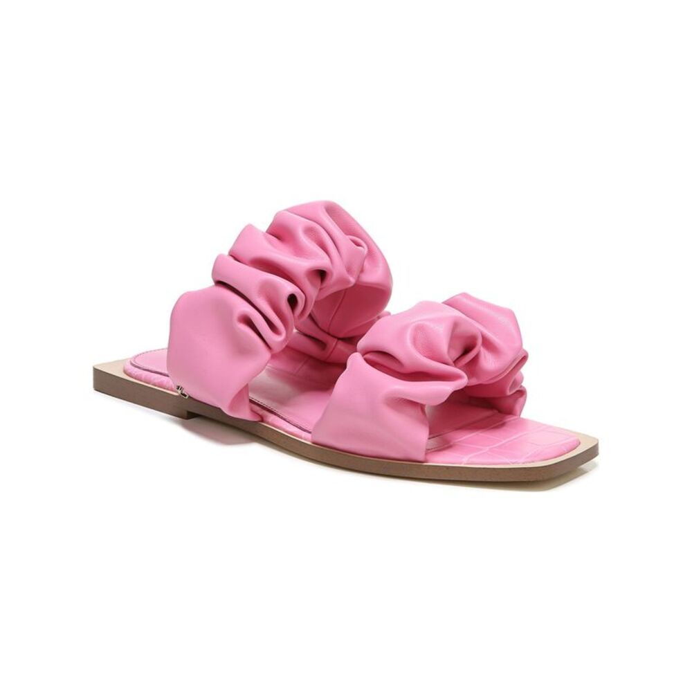CIRCUS BY SAM EDELMAN Womens Pink Croc Iggy Slip On Slide Sandals 9 M